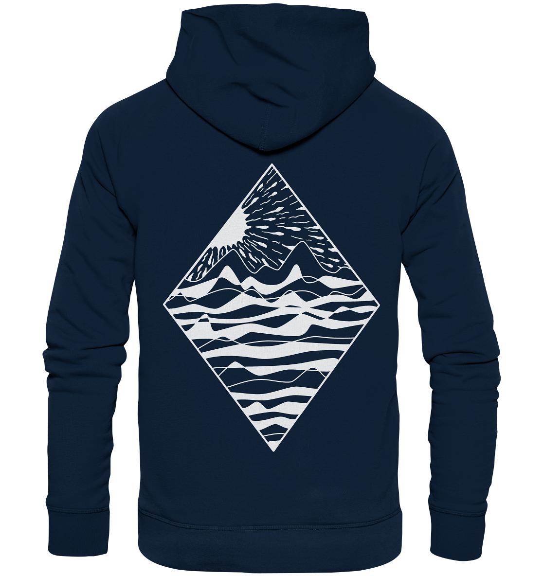 Diamant – Fairtrade Bio-Hoodie für einen nachhaltigen Tag am Meer - Organic Basic Hoodie