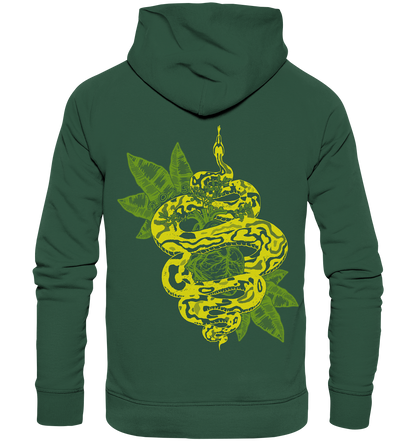 Das Jahr der Schlange 2025 -Fairtrade Bio-Hoodie für deine nachhaltige Erkenntnis - Organic Basic Hoodie - Bio Pullover