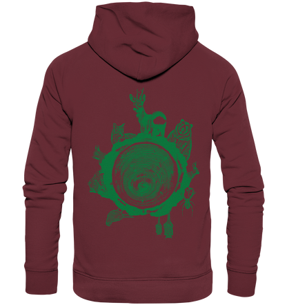 Tiere des Waldes - Organic Basic Hoodie