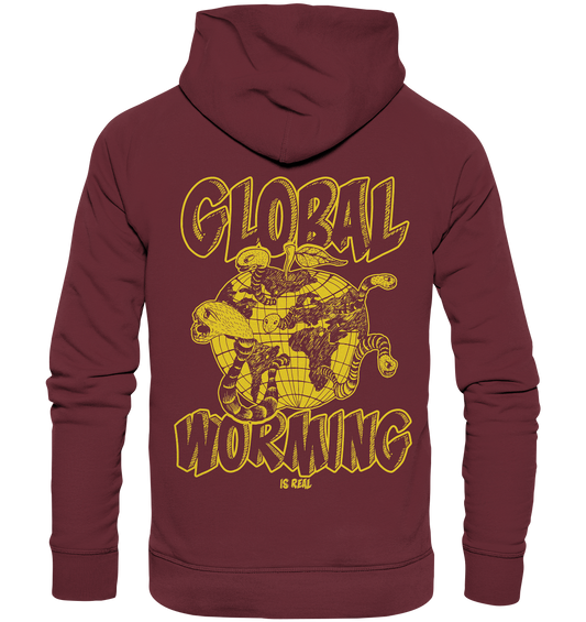 Global Worming - Fairtrade Bio-Hoodie für deine nachhaltige Verwurmung - Organic Hoodie - Bio Pullover