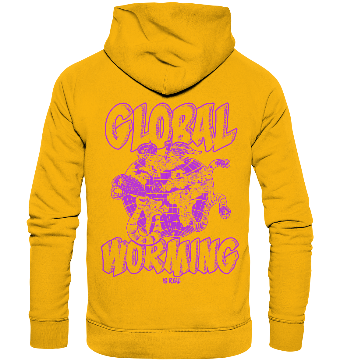 Global Worming - Fairtrade Bio-Hoodie für deine nachhaltige Verwurmung - Organic Hoodie - Bio Pullover