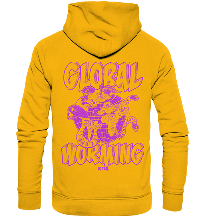 Global Worming - Fairtrade Bio-Hoodie für deine nachhaltige Verwurmung - Organic Hoodie - Bio Pullover
