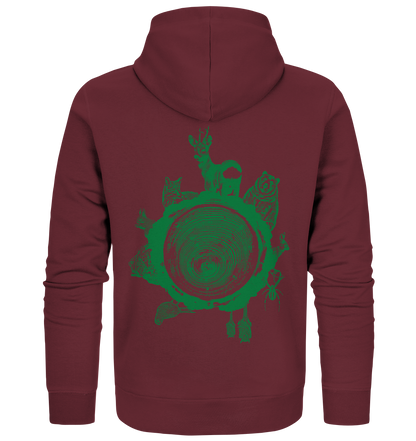 Tiere des Waldes - Organic Zipper
