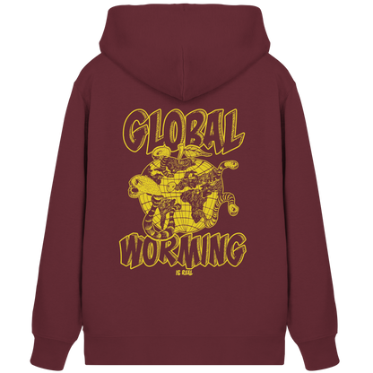 Global Worming - Fairtrade Bio-Zipper für deine nachhaltige Verwurmung - Organic Zipper - Bio Pullover