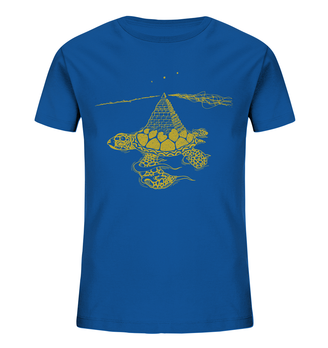 Schildkröte Pyramide - Kids Organic Shirt