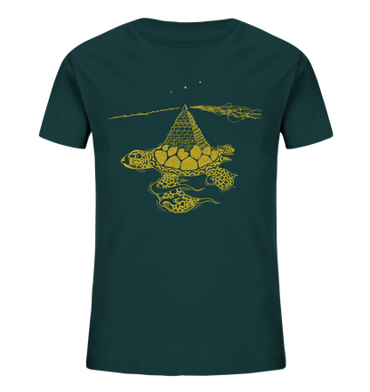 Schildkröte Pyramide - Kids Organic Shirt