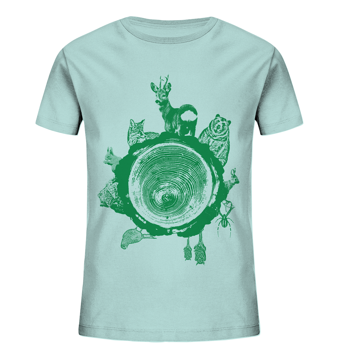 Tiere des Waldes - Kids Organic Shirt