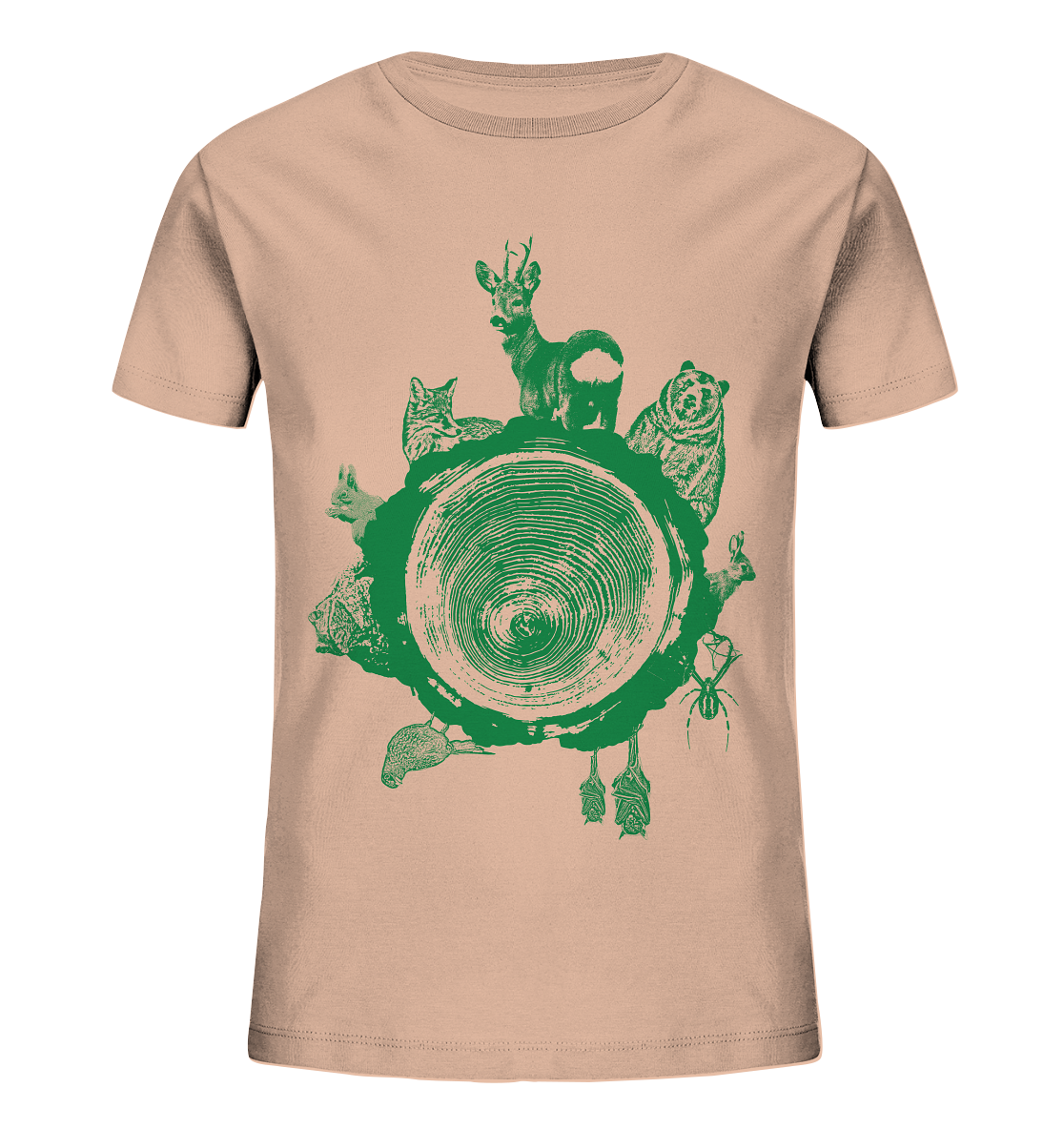 Tiere des Waldes - Kids Organic Shirt