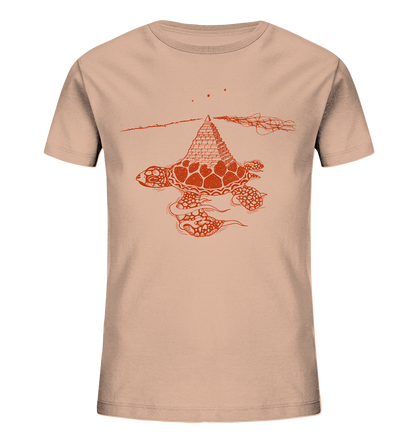 Schildkröte Pyramide - Kids Organic Shirt