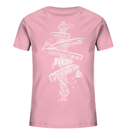 Wegweiser Signpost - Kids Organic Shirt