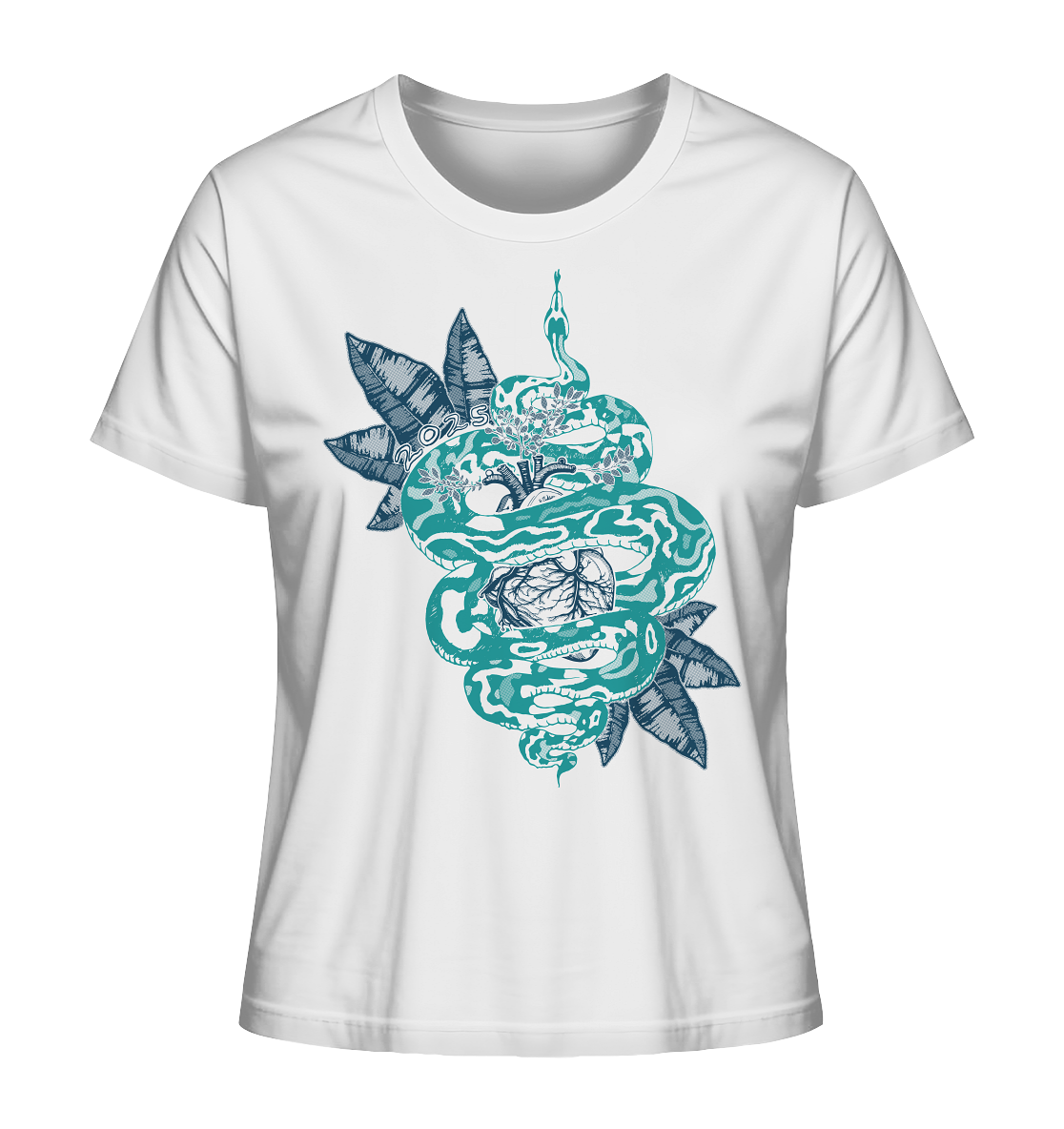 Das Jahr der Schlange 2025 -Fairtrade Bio-Shirt für deine nachhaltige Erkenntnis - Damen Organic Shirt