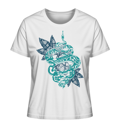 Das Jahr der Schlange 2025 -Fairtrade Bio-Shirt für deine nachhaltige Erkenntnis - Damen Organic Shirt