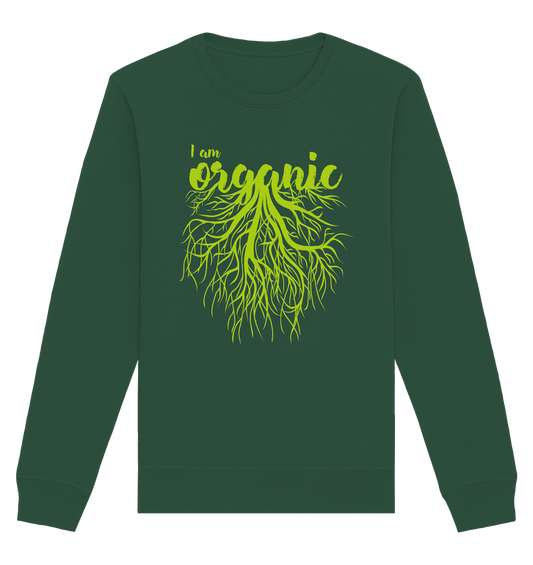 I am organic - Fairtrade Bio-Sweater für deinen nachhaltigen Tragekomfort - Organic Basic Unisex Sweatshirt