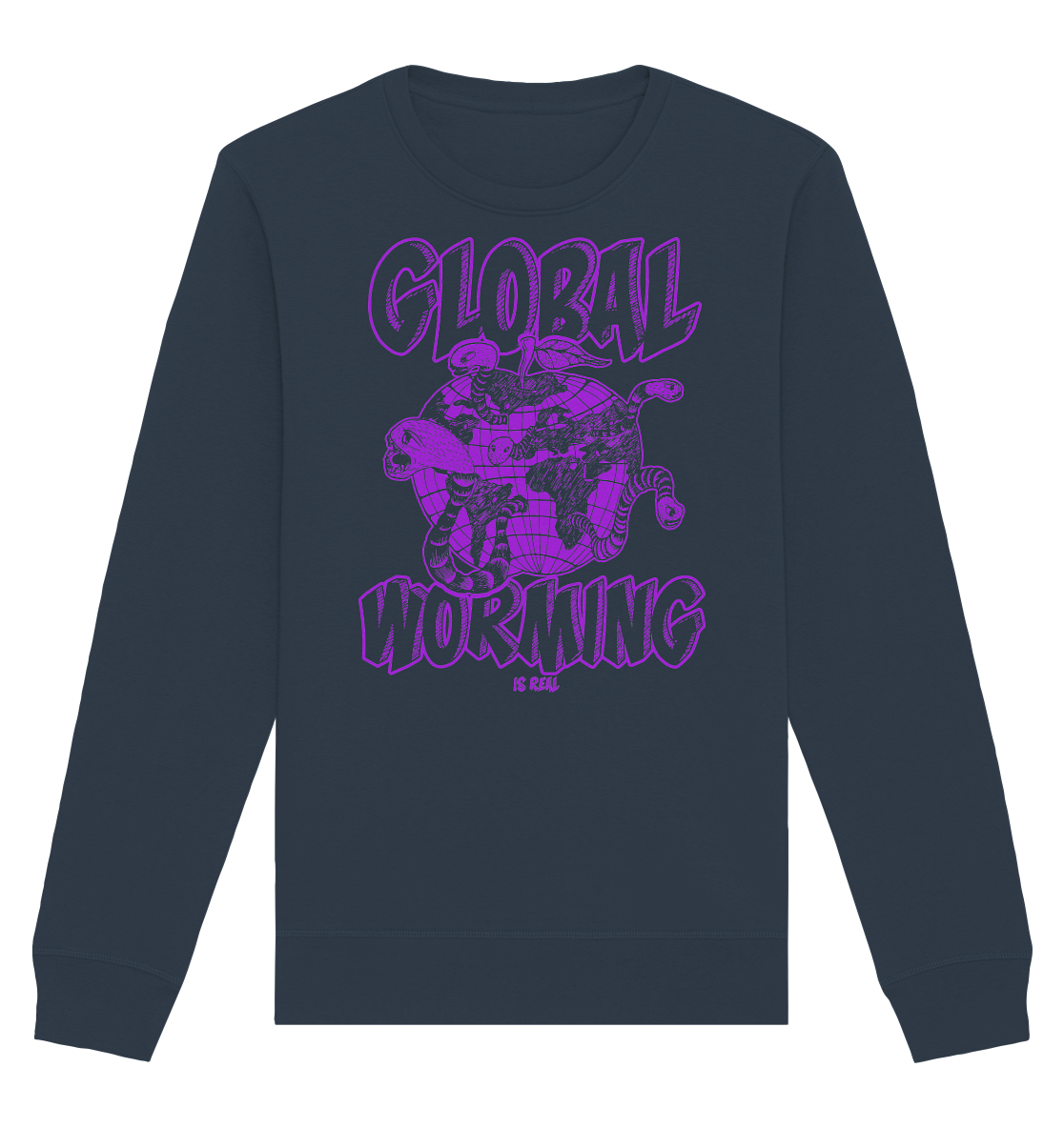 Global Worming - Fairtrade Bio-Sweater für deine nachhaltige Verwurmung - Organic Basic Unisex Sweatshirt