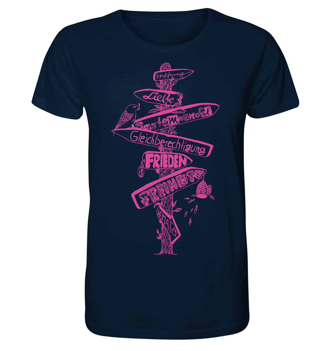 Wegweiser Signpost - Organic Shirt