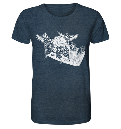 Birds in the City -  fairtrade Bio-Shirt für deinen nachhaltigen Hunger - Herren Organic Shirt - Fastfood Vögel