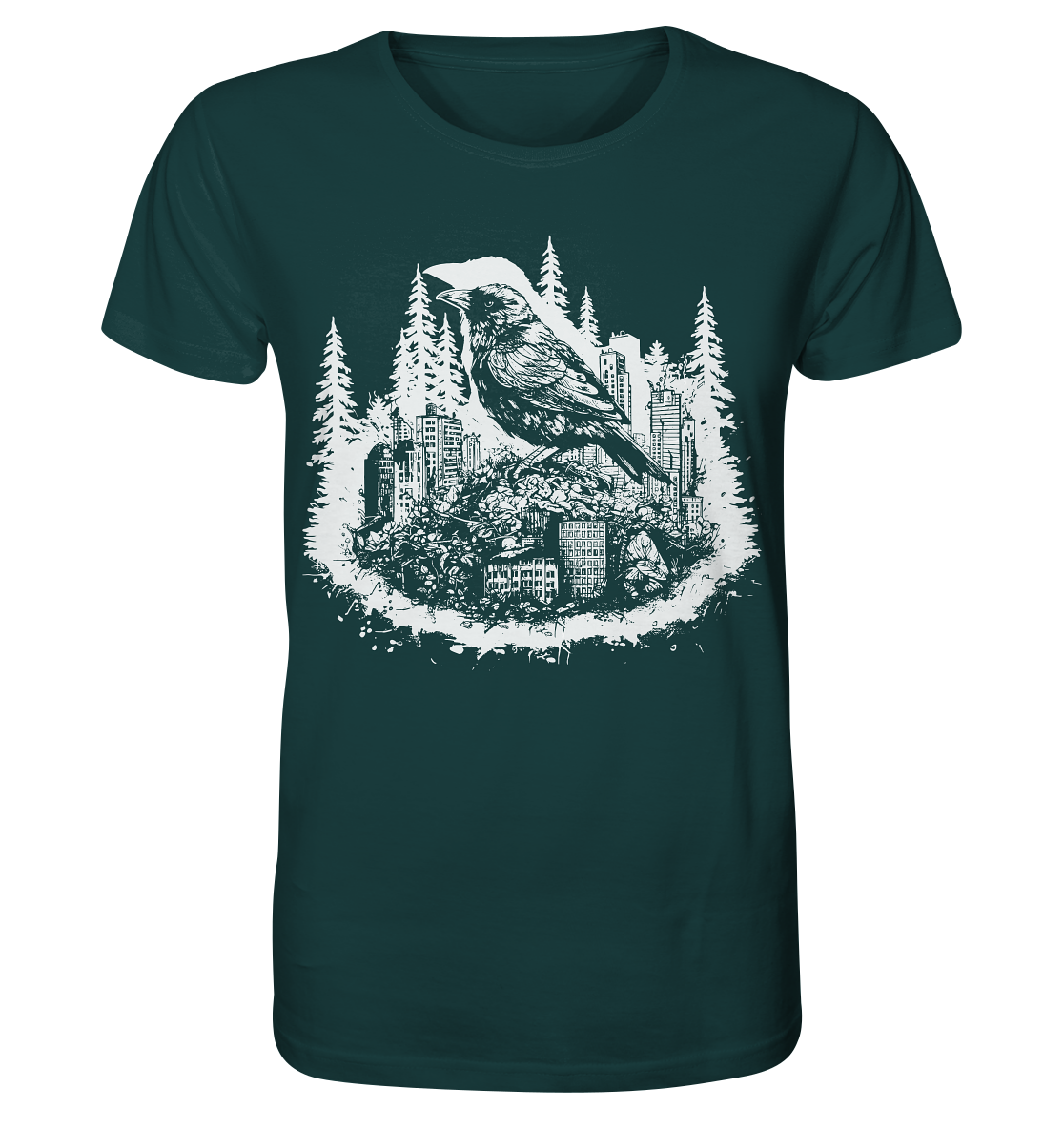 Rabe - Fairtrade Bio-Shirt für deinen nachhaltigen Renaturierung - Herren Organic Shirt
