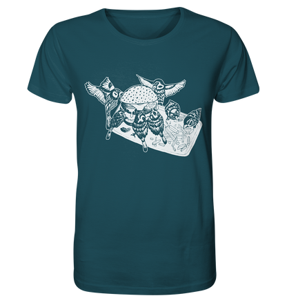 Birds in the City -  fairtrade Bio-Shirt für deinen nachhaltigen Hunger - Herren Organic Shirt - Fastfood Vögel