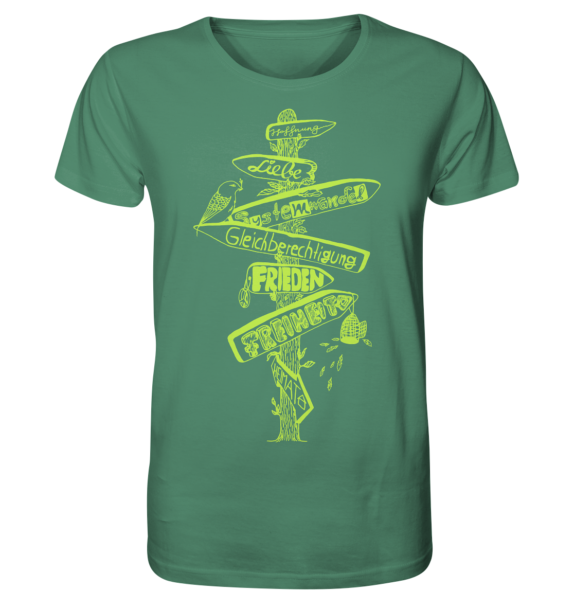 Wegweiser Signpost - Organic Shirt