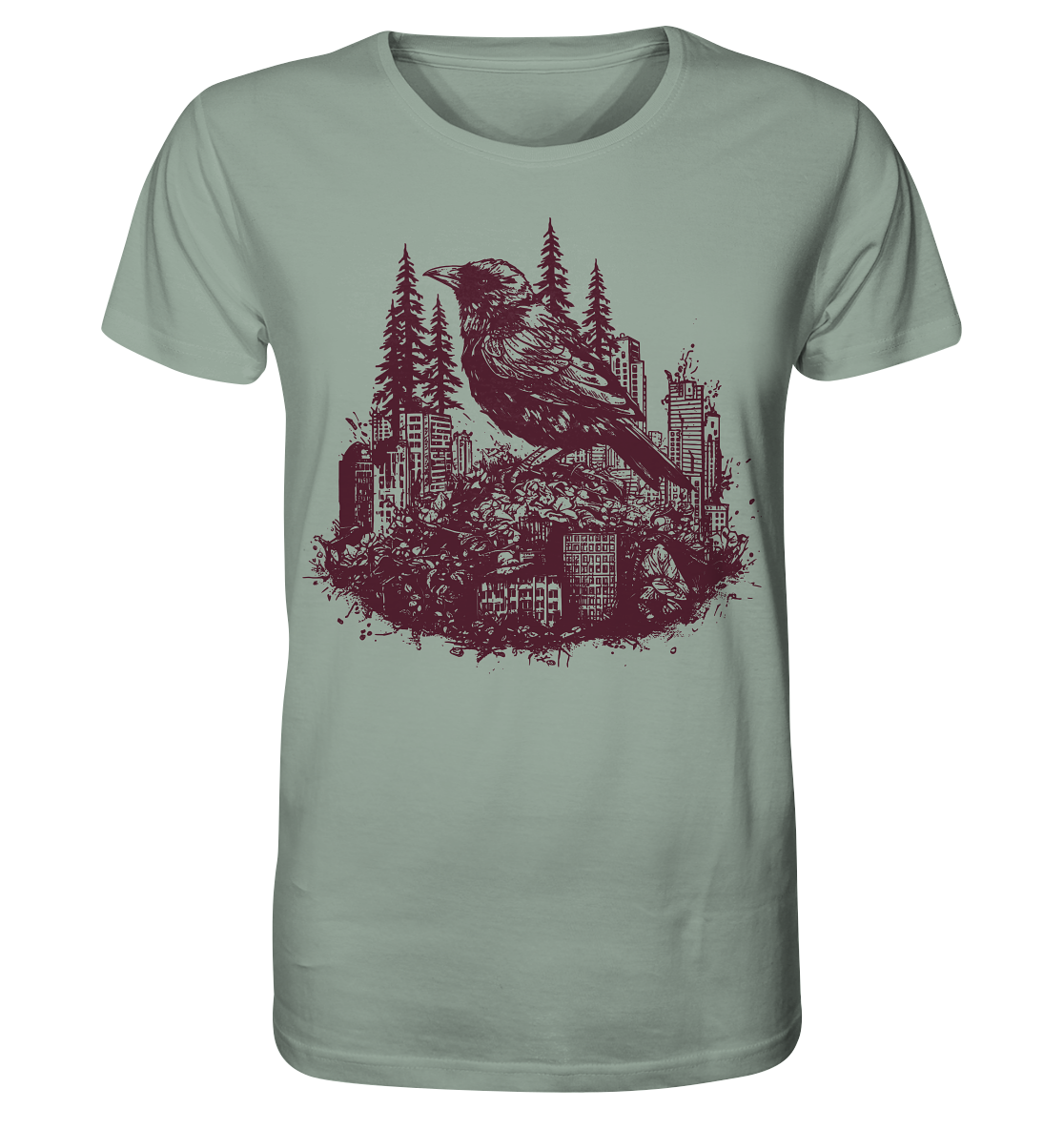 Rabe - Fairtrade Bio-Shirt für deinen nachhaltigen Renaturierung - Herren Organic Shirt