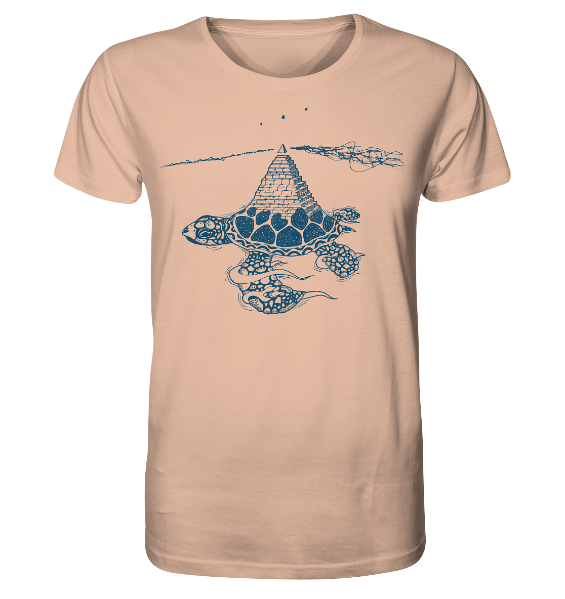 Schildkröte Pyramide - Organic Shirt