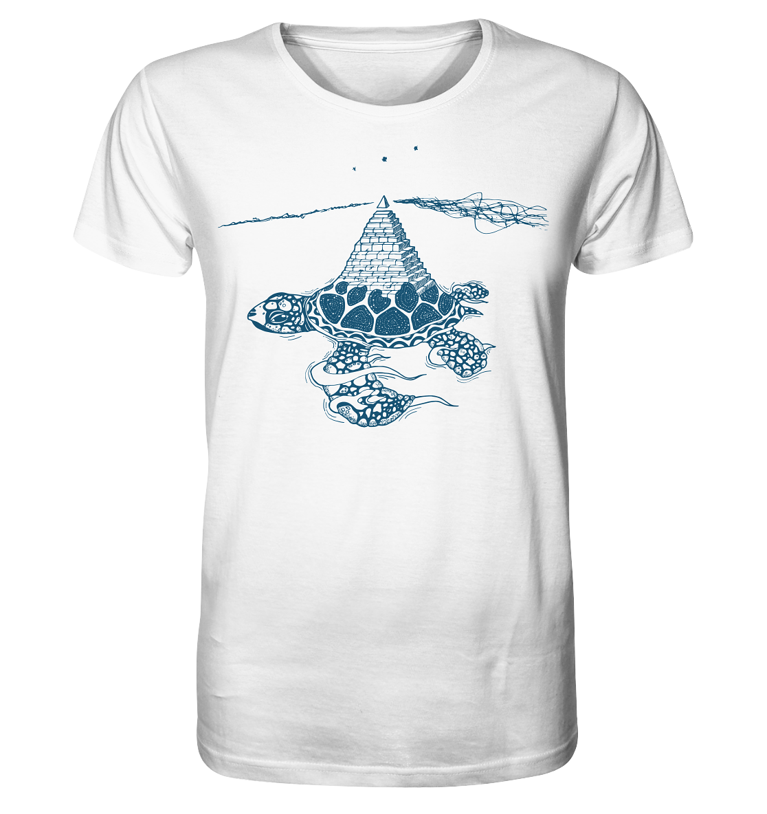 Schildkröte Pyramide - Organic Shirt