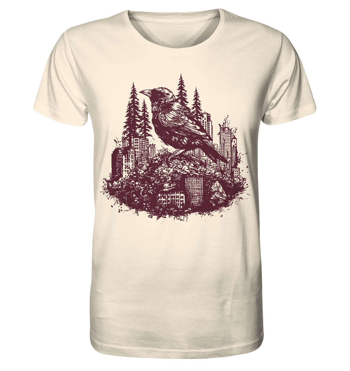 Rabe - Fairtrade Bio-Shirt für deinen nachhaltigen Renaturierung - Herren Organic Shirt