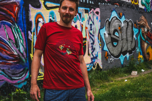 Foxxy Fox  – spür den Rhythmus der Natur - Fairtrade Bio-tshirt  Herren