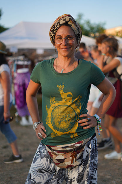 Tiere des Waldes – Fairtrade Bio-Shirt für deine nachhaltige Flora und Fauna - Damen Organic Shirt