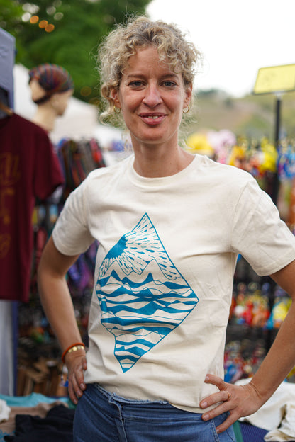 Diamant – Fairtrade Bio-Shirt für einen nachhaltigen Tag am Meer - Damen Organic Shirt